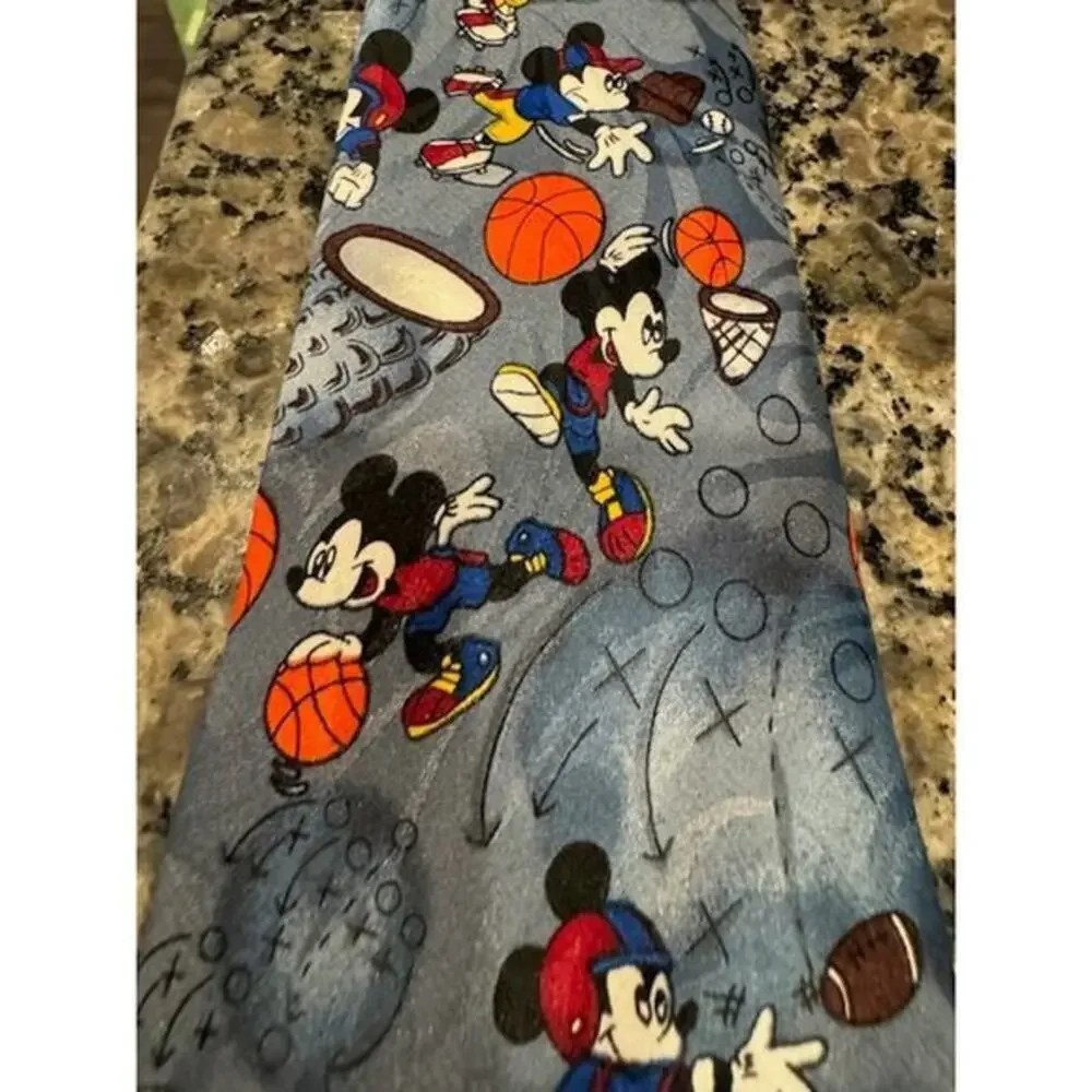Vintage Disney Mickey Mouse Unlimited‎ Sports Tie Necktie